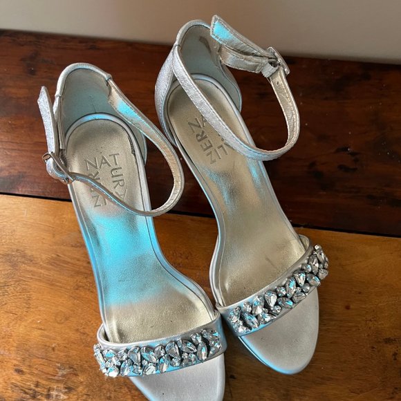 Silver Embellished Heels - Picture 4 of 4